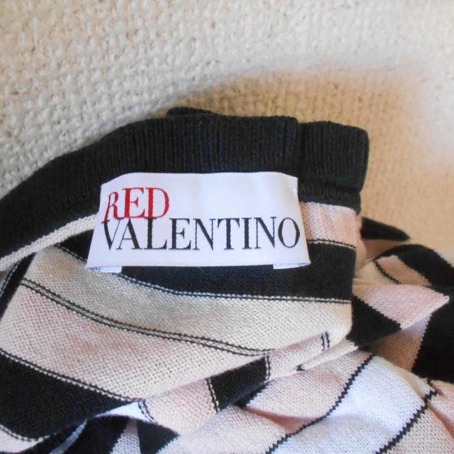 RED VALENTINO ヴァレンティノリボンなニットジャケット白黒
