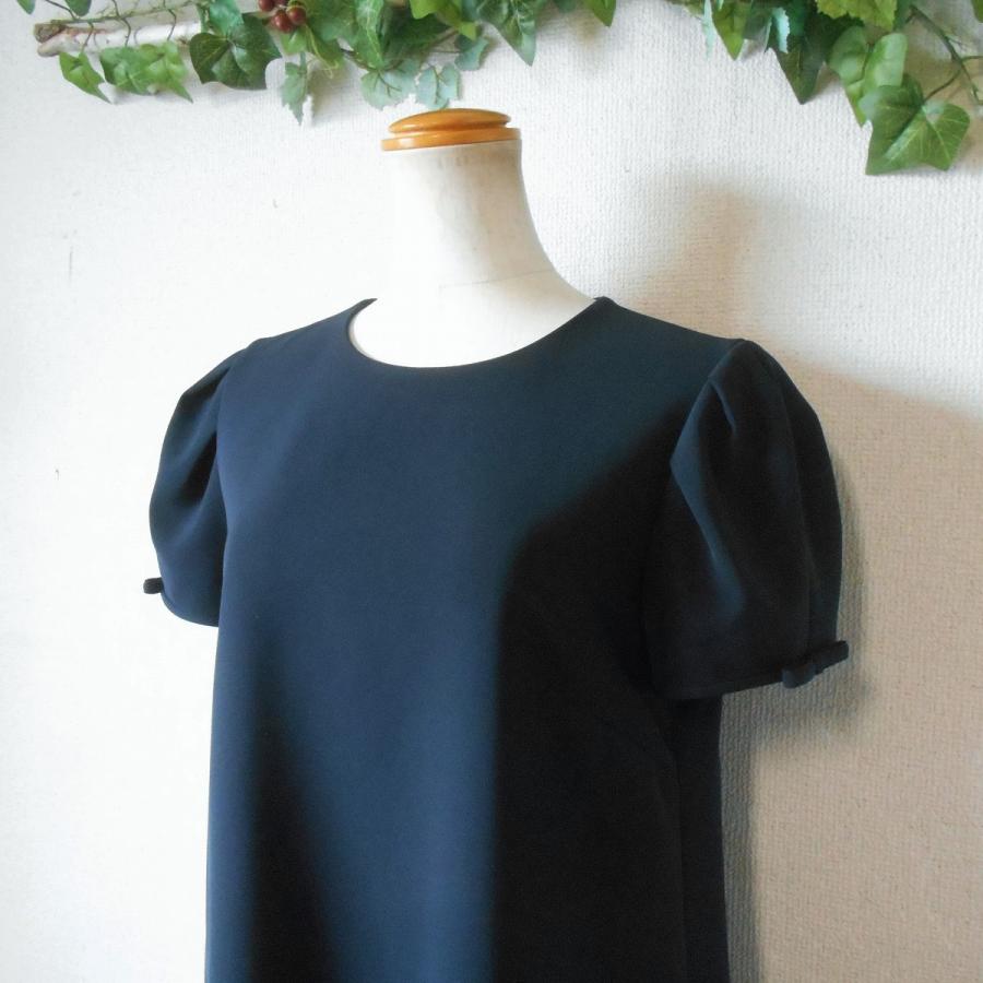 FOXEY NEW YORK 美品 フォクシー ニューヨーク お袖 リボン 付  