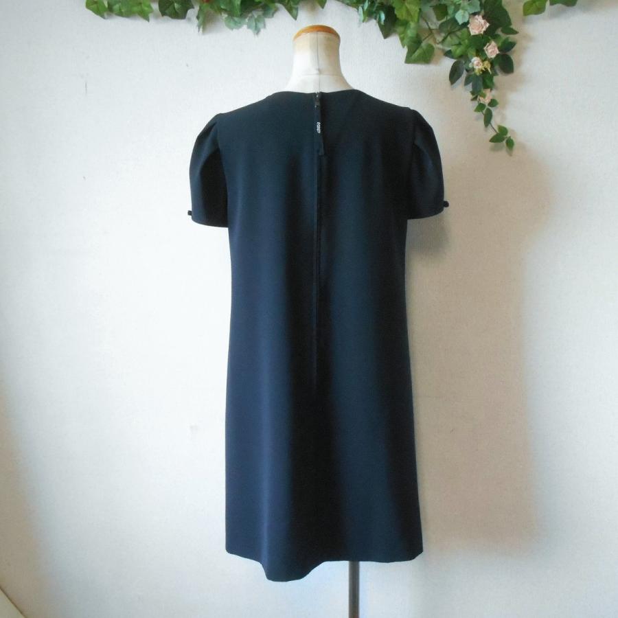 FOXEY NEW YORK 美品 フォクシー ニューヨーク お袖 リボン 付  