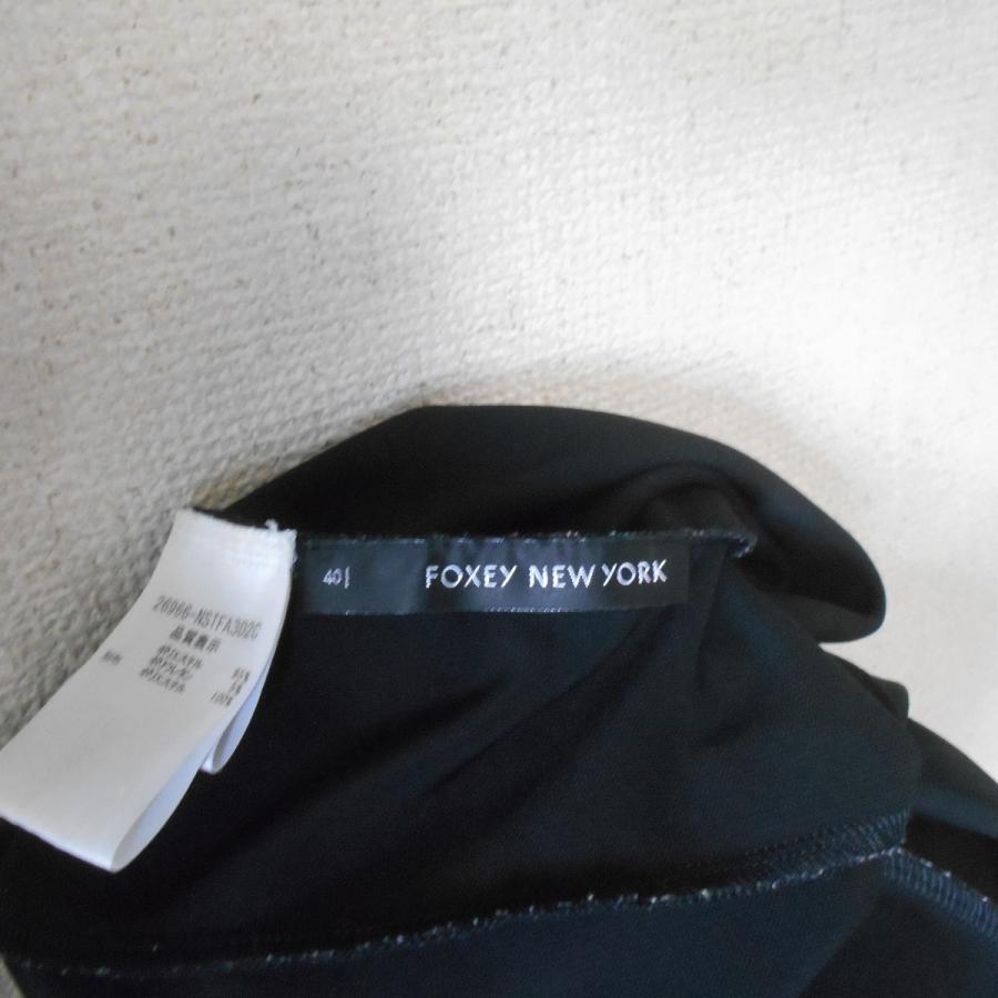 FOXEY NEW YORK 美品 フォクシー ニューヨーク お袖 シフォン FOXEY NEW YORK 美品 フォクシー ニューヨーク お袖 シフォン