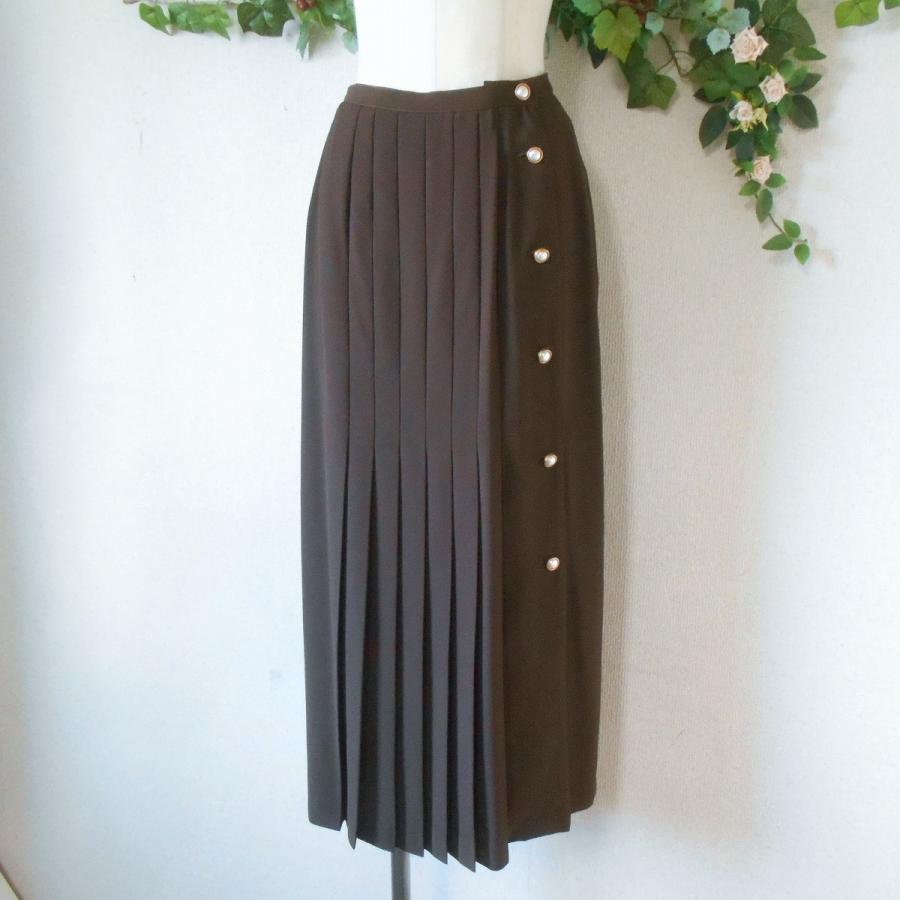 フォクシー FOXEY 21年製 ベルフレア Bell Flare スカート ひざ丈 ロゴ