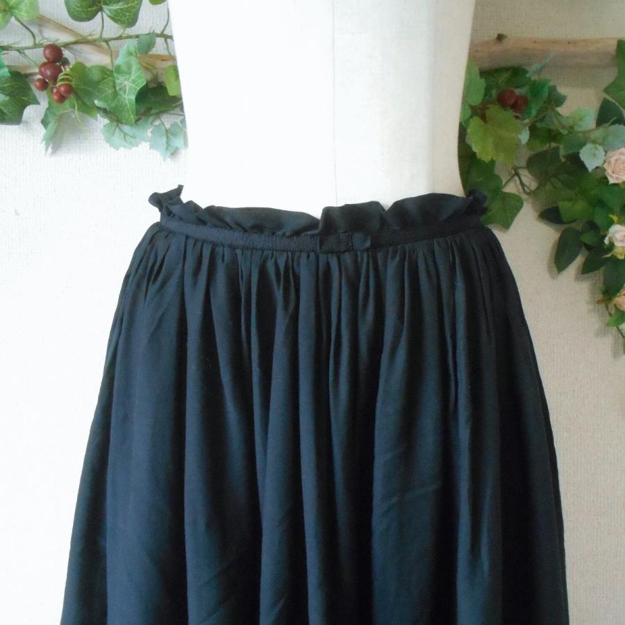 ドゥファミリィ Do! Family 春 夏 裾 チュール の 可愛い 膝丈 スカート 日本製 S｜mamapocket4976｜02