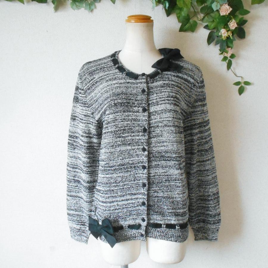 未使用 インゲボルグ INGEBORG 春 秋 はしご リボン の 可愛い 半袖  