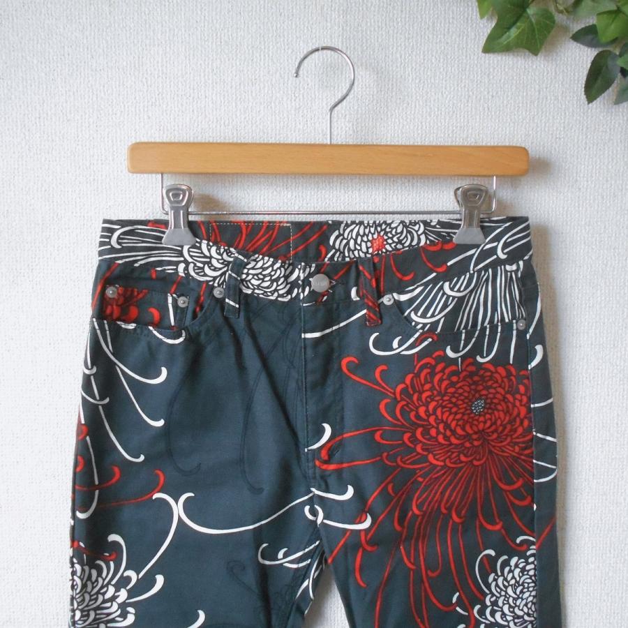 未使用 男女兼用 グラムディ GLAMDY 和柄 菊柄 パンツ 3 : リサイクル