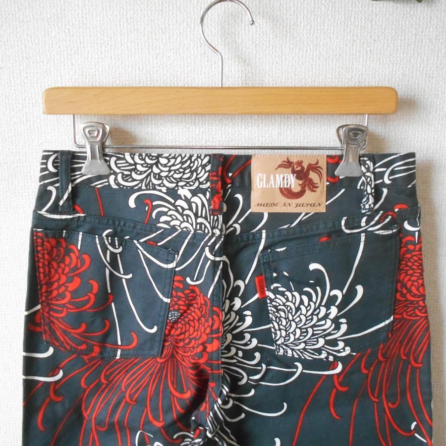 未使用 男女兼用 グラムディ GLAMDY 和柄 菊柄 パンツ 3 : リサイクル