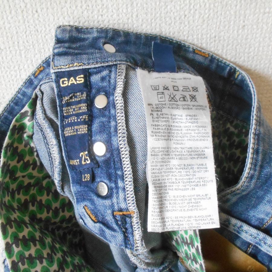 GAS ガス GAS ボタンフライ デニム ジーンズ 25 レディース 用 