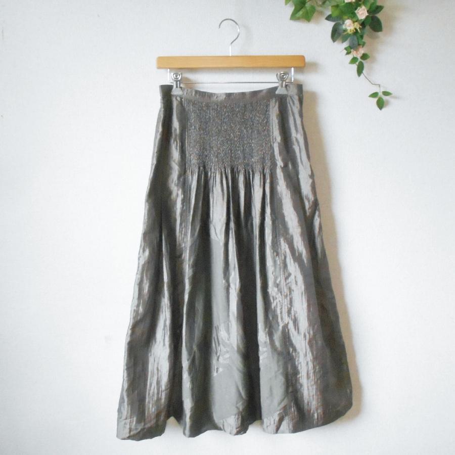 インテレクション INTELLECTION ロング 丈 スカート 42 （株）ワールド  