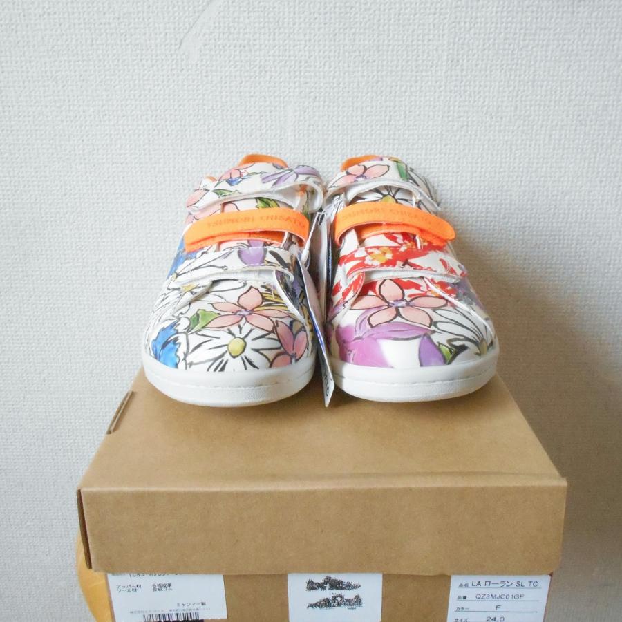 新品 タグ付き ツモリチサト × ルコック スポルティフ TSUMORI CHISATO × le coq sportif コラボ スニーカー 24cm｜mamapocket4976｜02