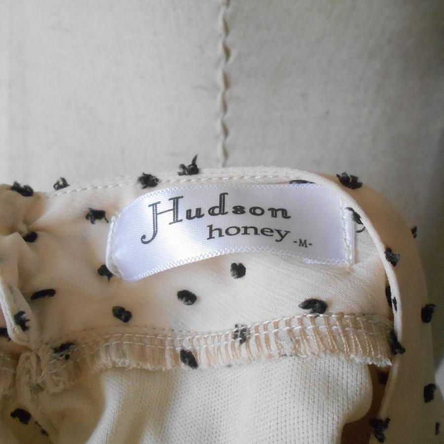 ハドソン ハニー HUDSON honey ブラウス プリーツ 入り レディース M 5 