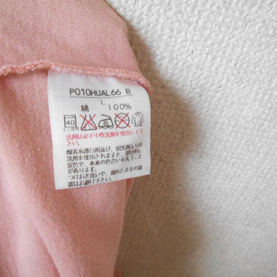 ピンクハウス PINKHOUSE 半袖 Ｔシャツ カットソー  レディース L ロゴ プリント 日本製 ピンク｜mamapocket4976｜07