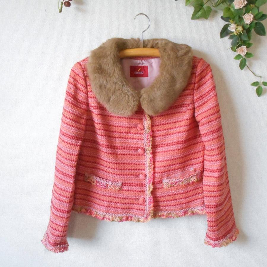 新品 タグあり 42000円 ピンクハウス PINKHOUSE ジャケット 2way M 秋 