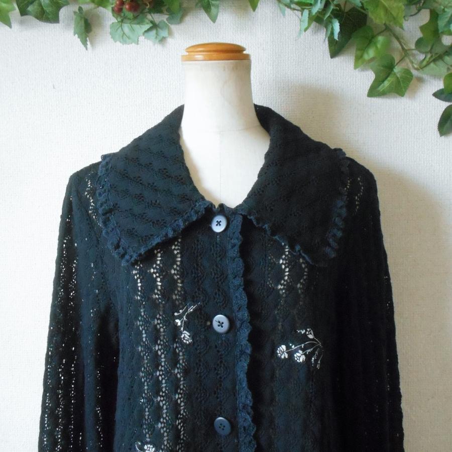 株）さえら アキアカネ Akiakane ジャケット お花 刺繍 レディース 春