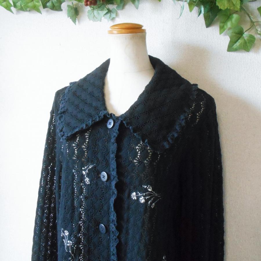 株）さえら アキアカネ Akiakane ジャケット お花 刺繍 レディース 春