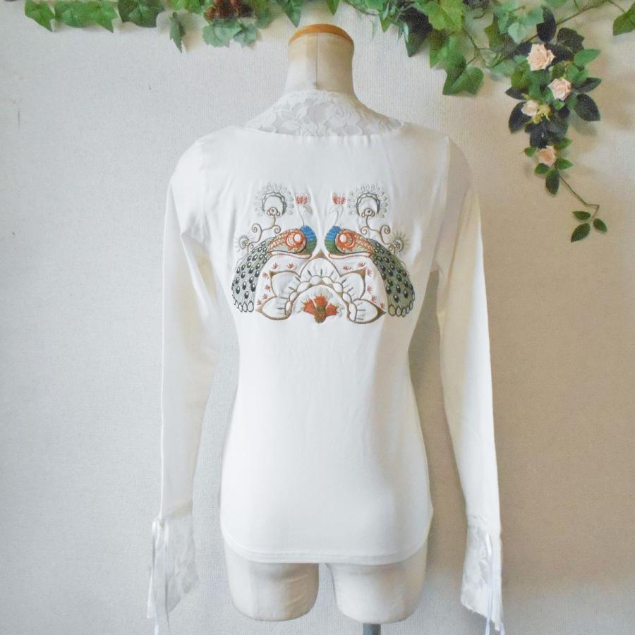 アンダーカバリズム 長袖カットソー レザー　刺繍 新品 タグ付き サジャ XaJa 長袖 カットソー レディース バック