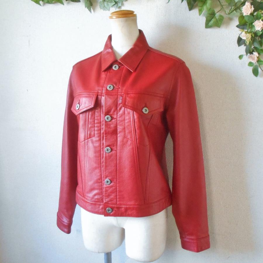 PINK HOUSE ピンクハウス PINKHOUSE レザー ジャケット ブルゾン PINK HOUSE ピンクハウス PINKHOUSE レザー ジャケット ブルゾン
