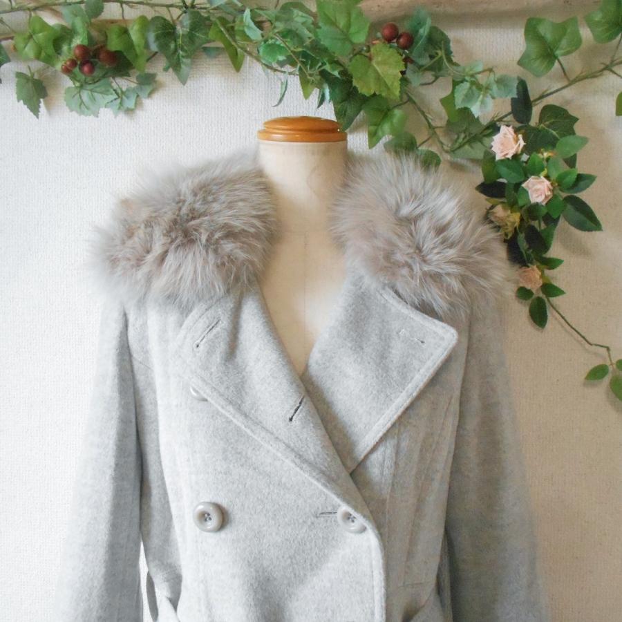 新品 タグ付き 40950円 イプダ epuda コート レディース 38 フォックス