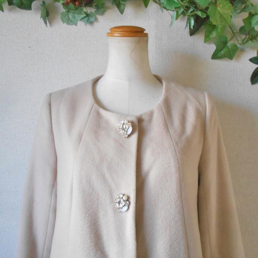 レッセパッセ ノーカラーコード LAISSE PASSE（レッセパッセ） ノーカラーコート 38 ピンク レディース