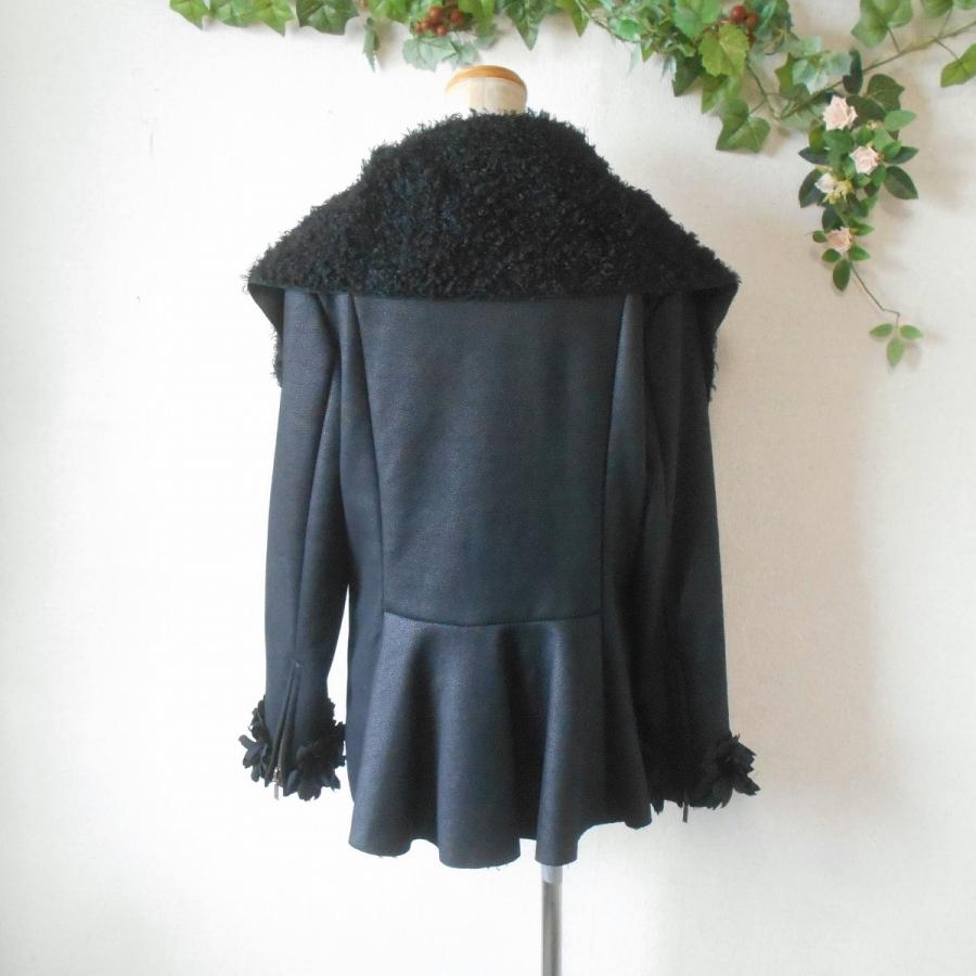 株）さえら レインダンス Rain Dance ジャケット お花 モチーフ ジップ  