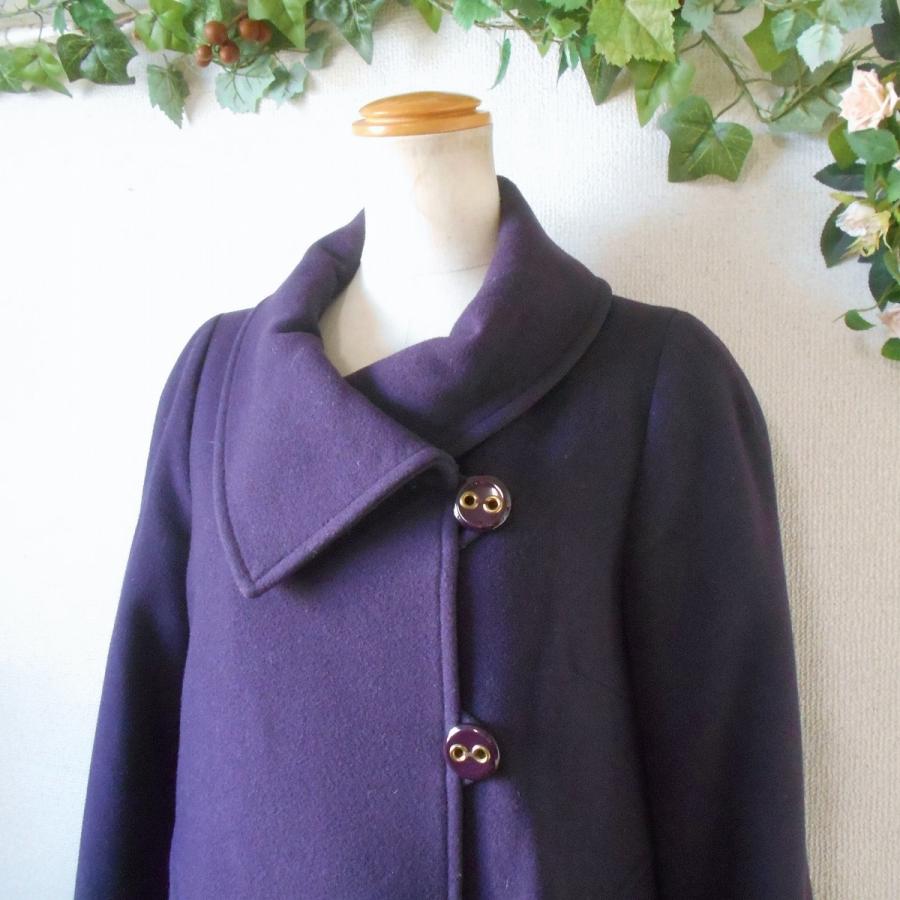 組曲（KUMIKYOKU） クミキョク コート レディース 2 パープル オン