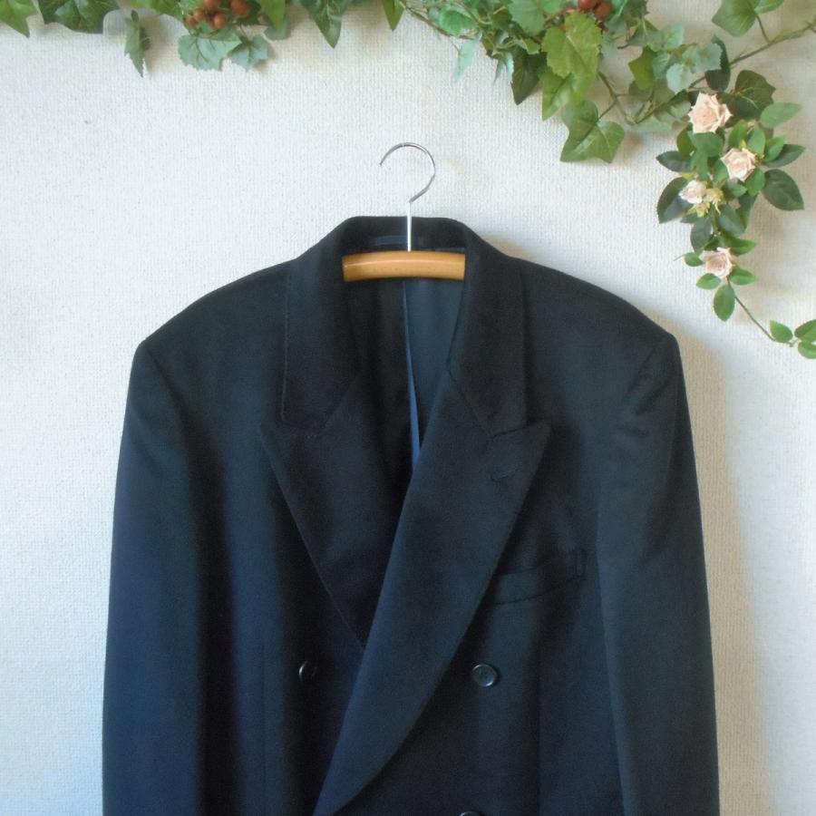 APPLAUSIVE COLLECTION ピュア カシミヤ 100% メンズ LL コート 黒 