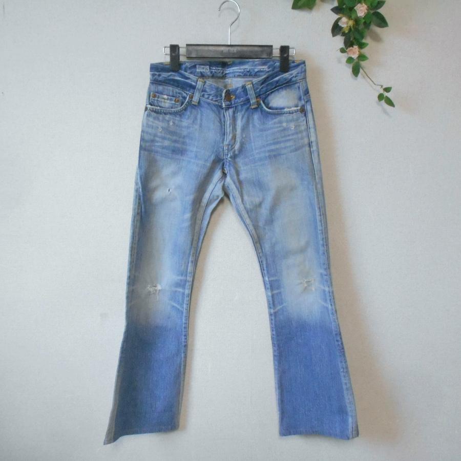 503 エドウィン EDWIN 28×32 デニム ジーンズ ジーパン ダメージ 加工 