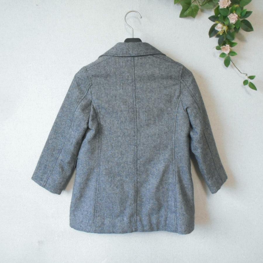 超美品　コムサデモード　フィユ　120 Ｐコート　黒　男女合わせ 超格安価格 超美品コムサデモードフィユ120 Pコート黒男女合わせ