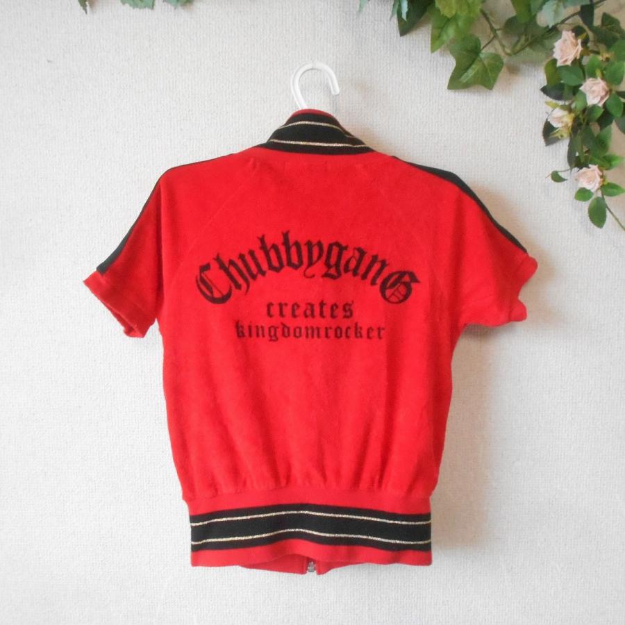 CHUBBYGANG チャビーギャング 半袖 ブルゾン キッズ 子供服 XS ジップ 