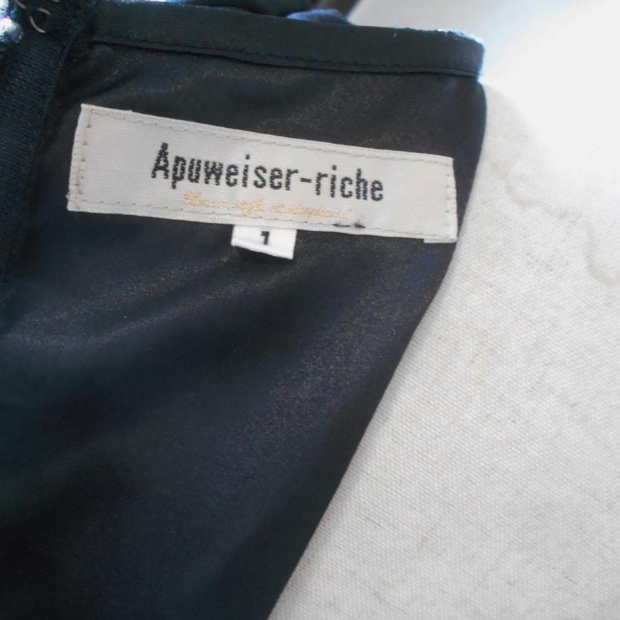 アプワイザー リッシェ Apuweiser-riche ワンピース 1 お花 刺繍