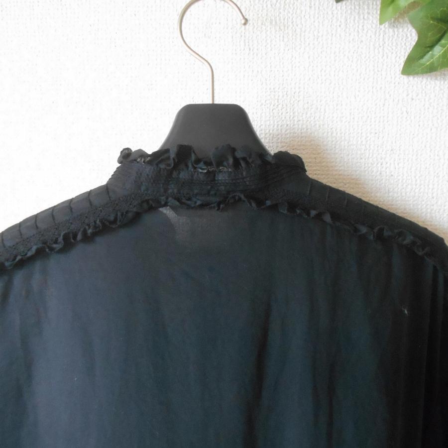 PINK HOUSE（ピンクハウス） スタンドカラー ブラウス ピンタック