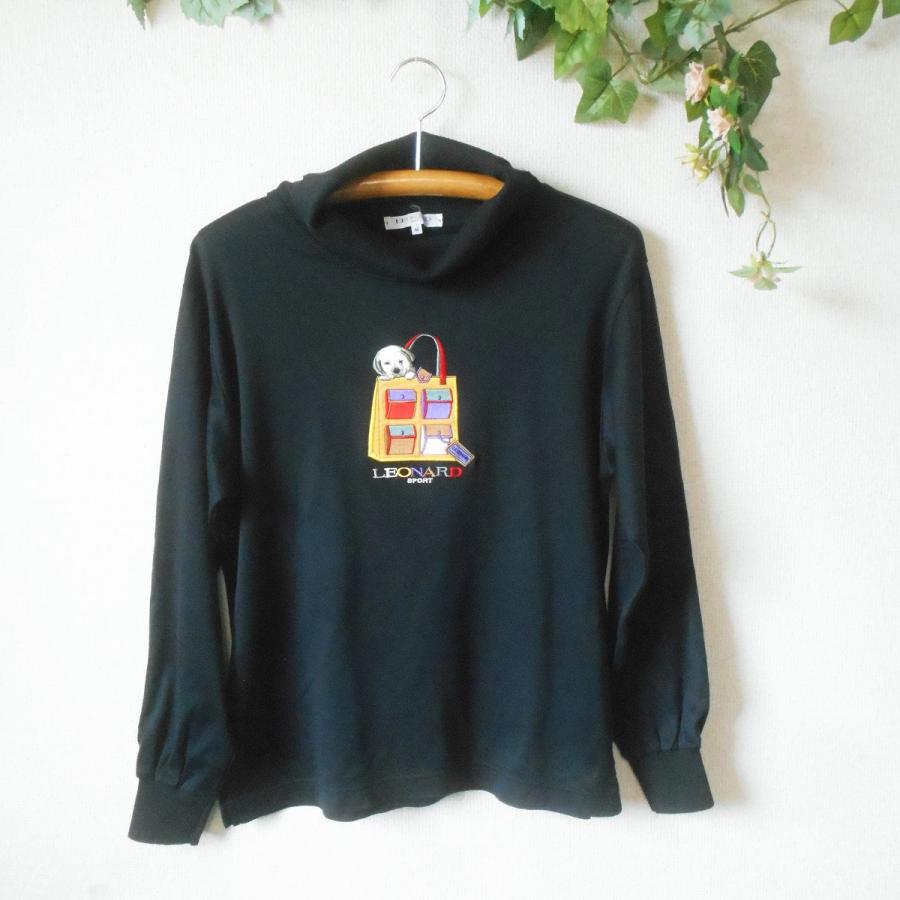 LEONARD SPORT レオナール 長袖トップス カットソーハイネック