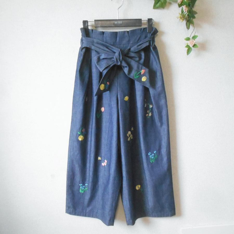 フランシュリッペ flanche lippee パンツ ワイドパンツ ガウチョ 
