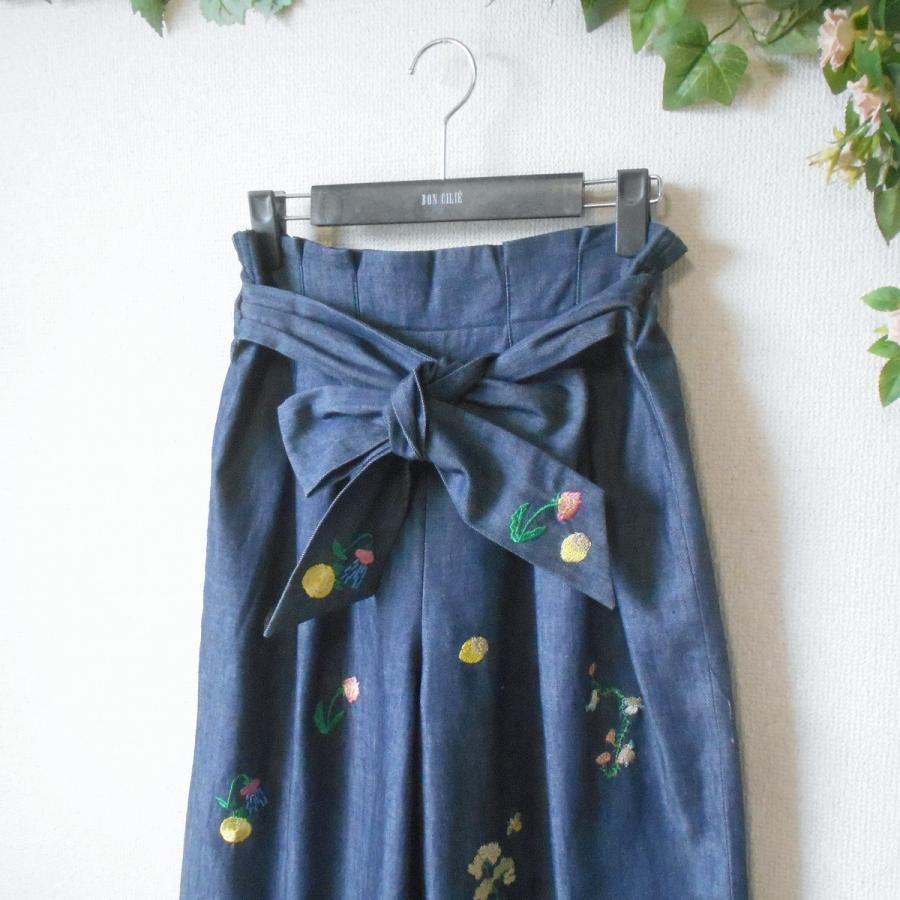 フランシュリッペ flanche lippee パンツ ワイドパンツ ガウチョ 