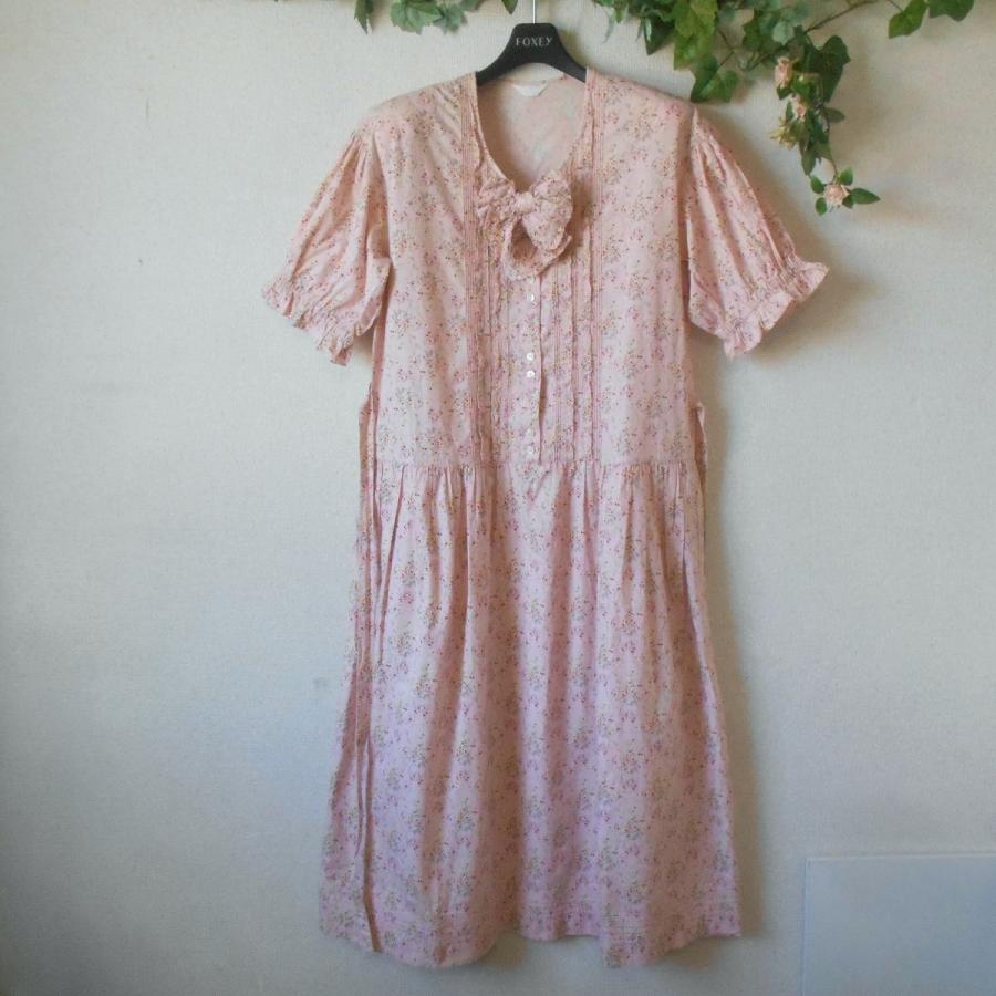 ピンクハウス PINK HOUSE ワンピース ピンタック リボン オールド PH  