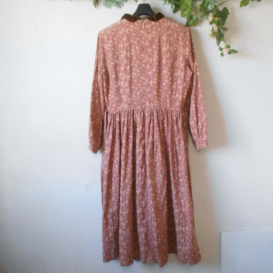 希少 田園詩 ワンピース 秋 冬 ロング丈 レディース M レトロ  