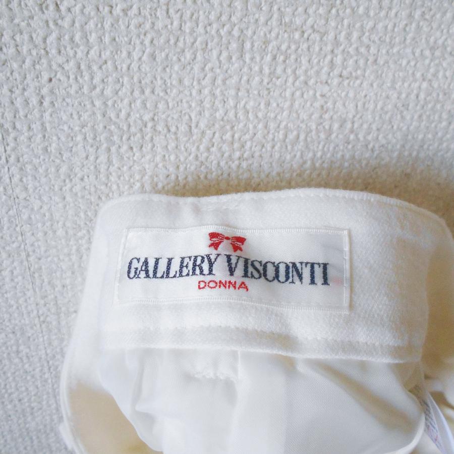 GALLERY VISCONTI クロップド丈　パンツ 新品 ギャラリービスコンティ ギャラリー ビスコンティ GALLERY