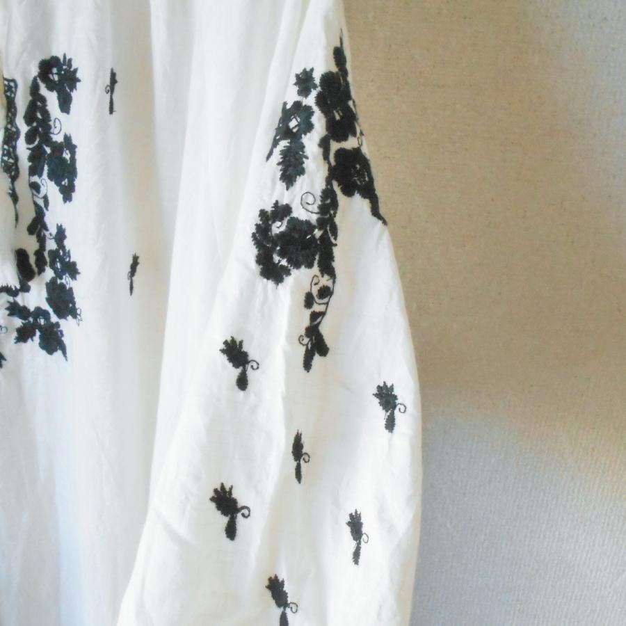 タグ付新品】ピンクハウスPink House刺繍シャツワンピース◇七分袖