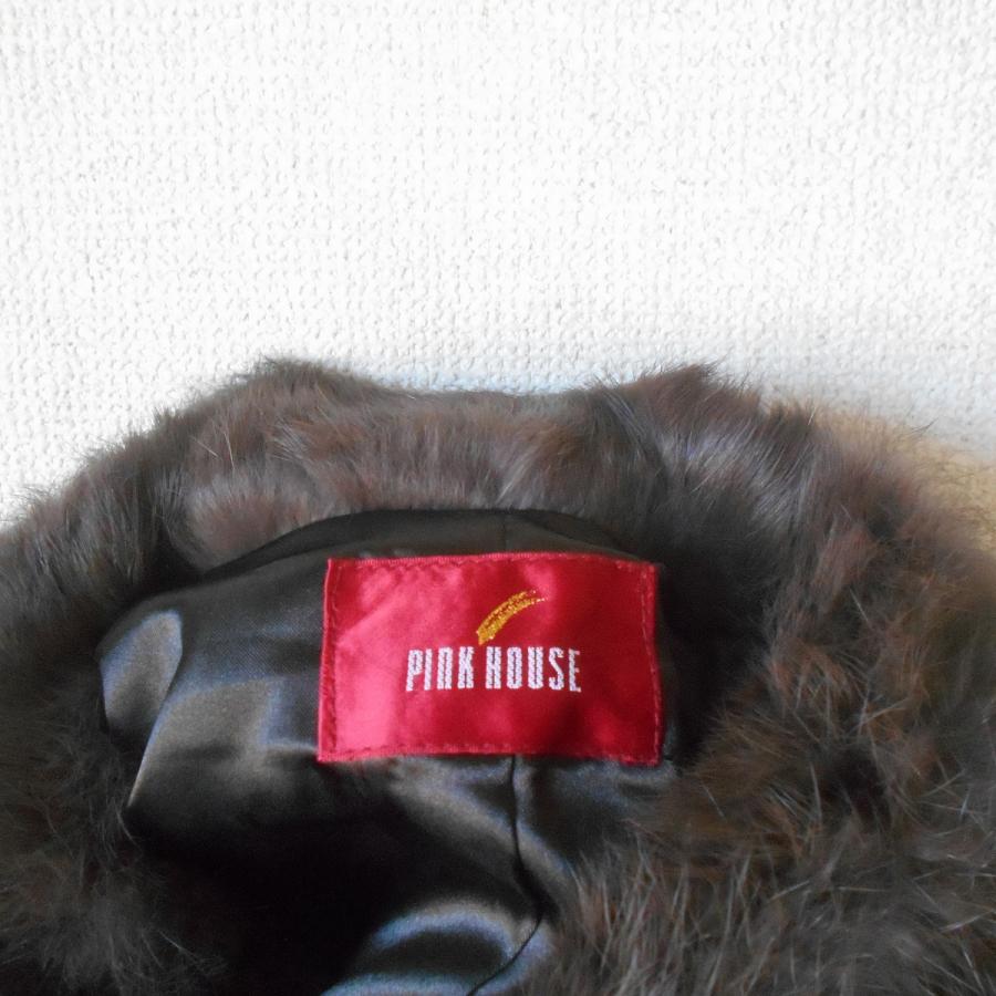 PINK HOUSE（ピンクハウス） 毛皮 ジャケット コート L ラビット