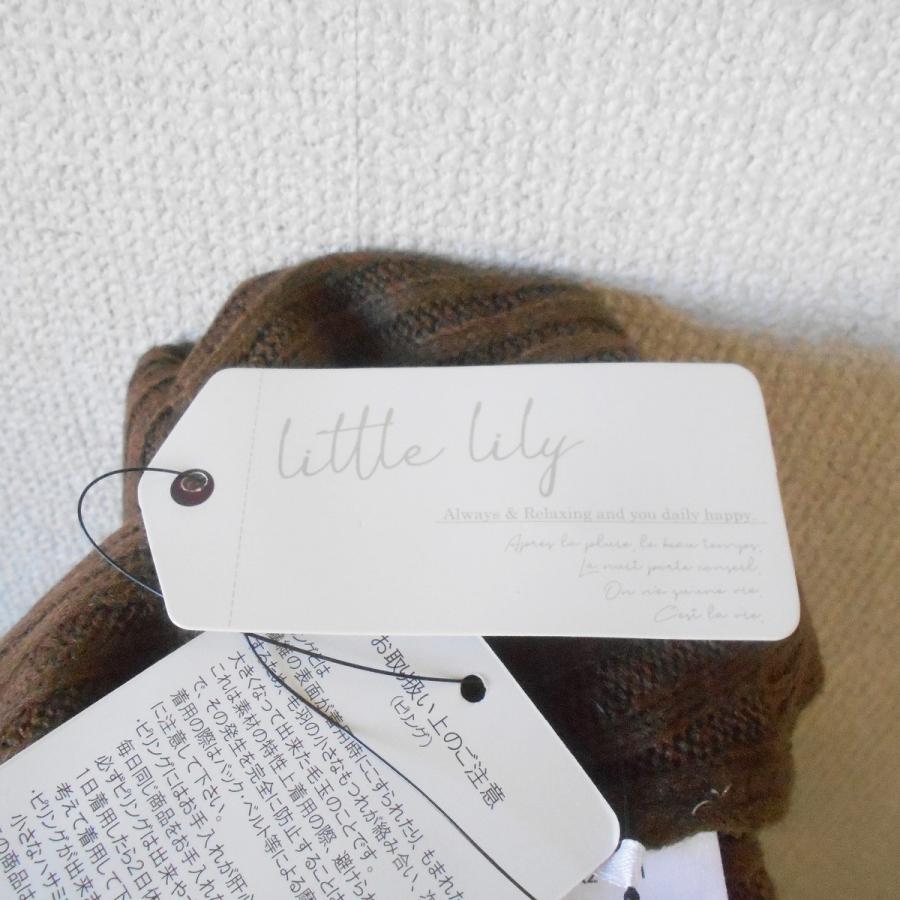 新品 タグ付き リトルリリー LITTLE LILY ニット ワンピース M 