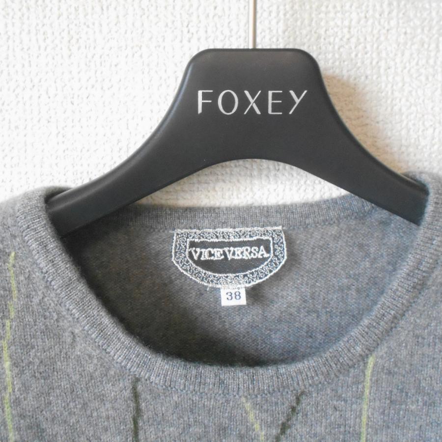 VICE VERSA バイスバーサ カシミヤ 100% セーター 5分袖 ニット  