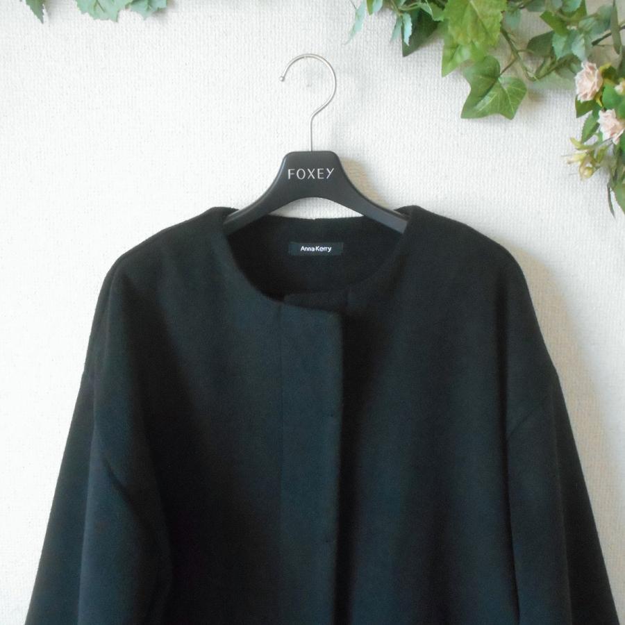 Anna Kerry（アンナケリー） コート ノーカラー レディース 38 黒