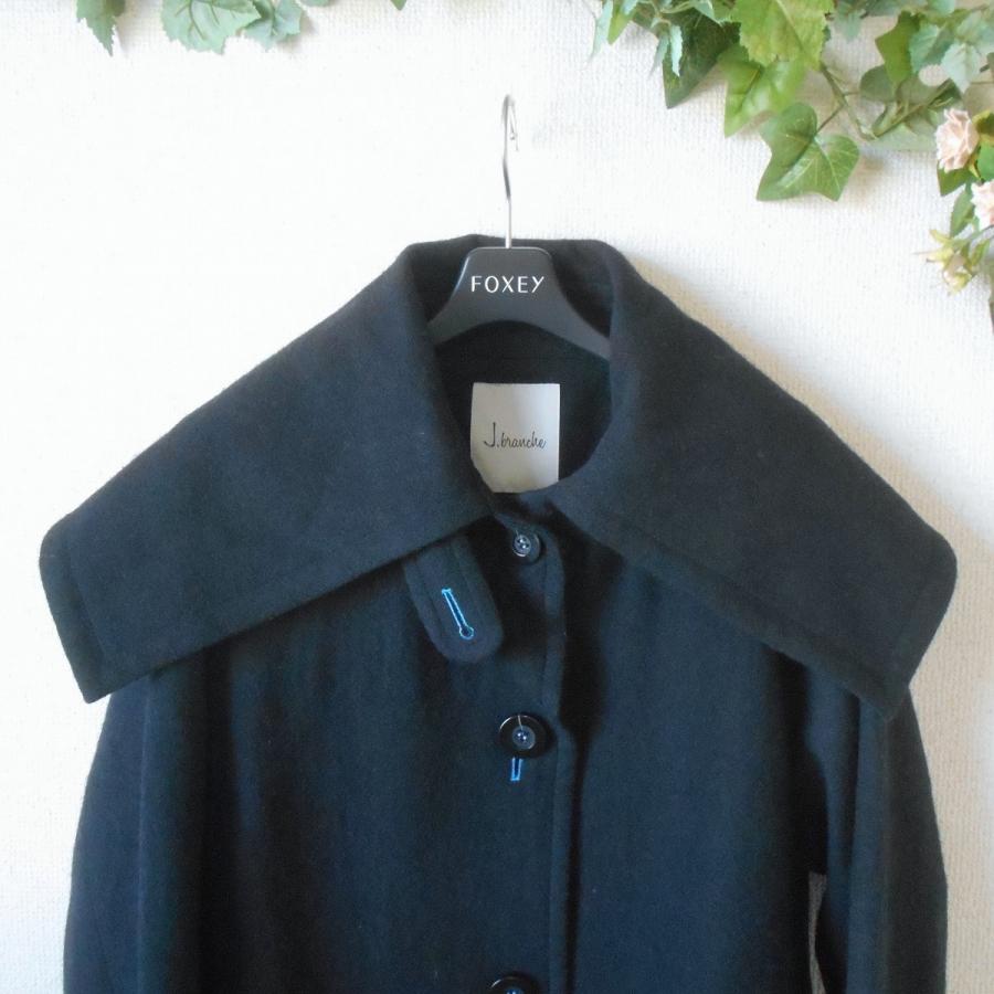 センソユニコi＋mu￥43000＋税 センソユニコSENSOUNICO 芽風 ウールポリパネル切替変形コート