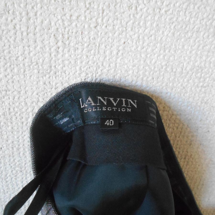 LANVIN COLLECTION ランバン パンツ スラックス レディース 38 シルク