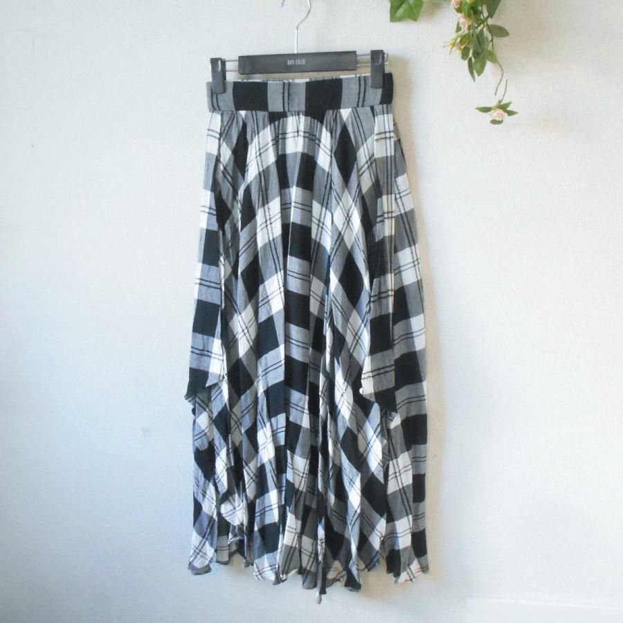 美品 ダブルスタンダードクロージング デニム ティアードスカート ロング M 人気】ダブルスタンダードクロージング フリル デニム スカート ティアード