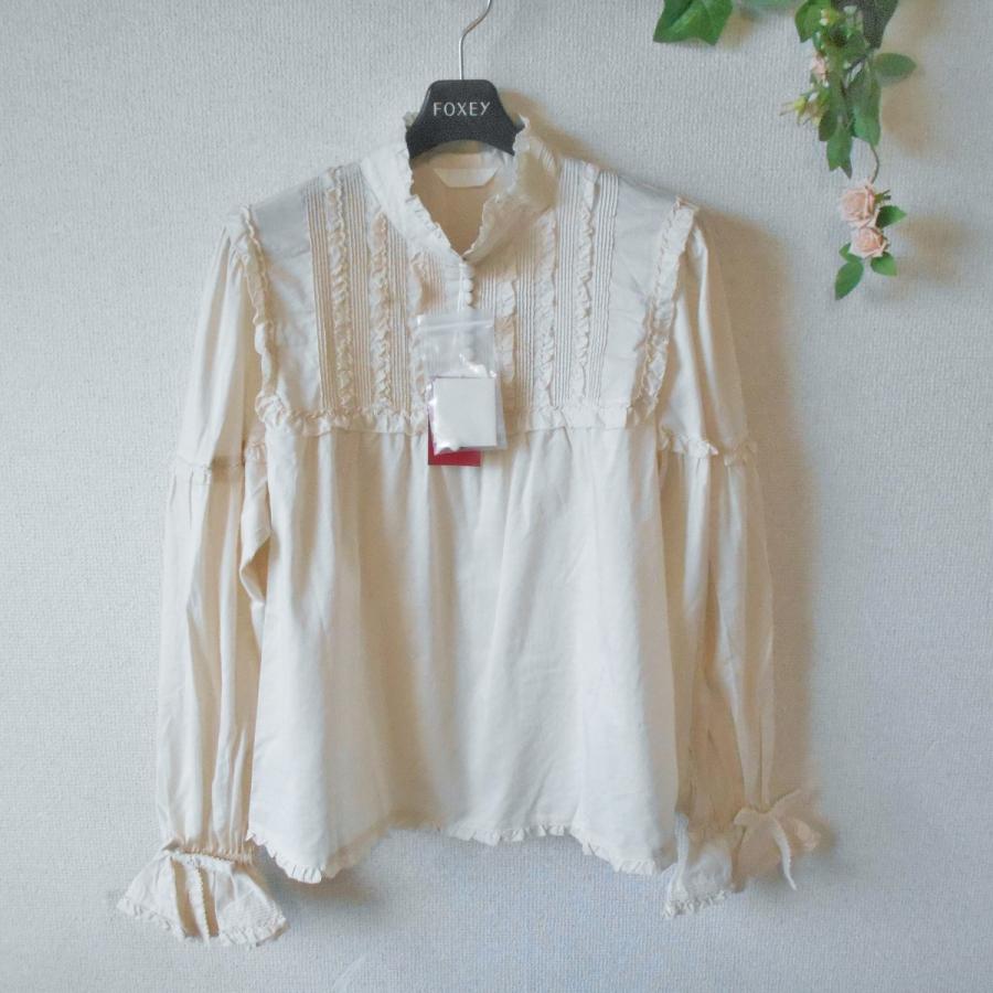 PINK HOUSE 新品 タグ付き 28600円 ピンクハウス ブラウス ピンタック 