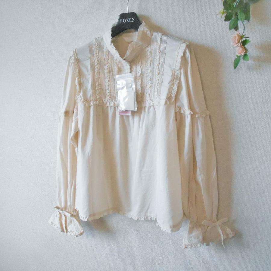 PINK HOUSE 新品 タグ付き 28600円 ピンクハウス ブラウス ピンタック 