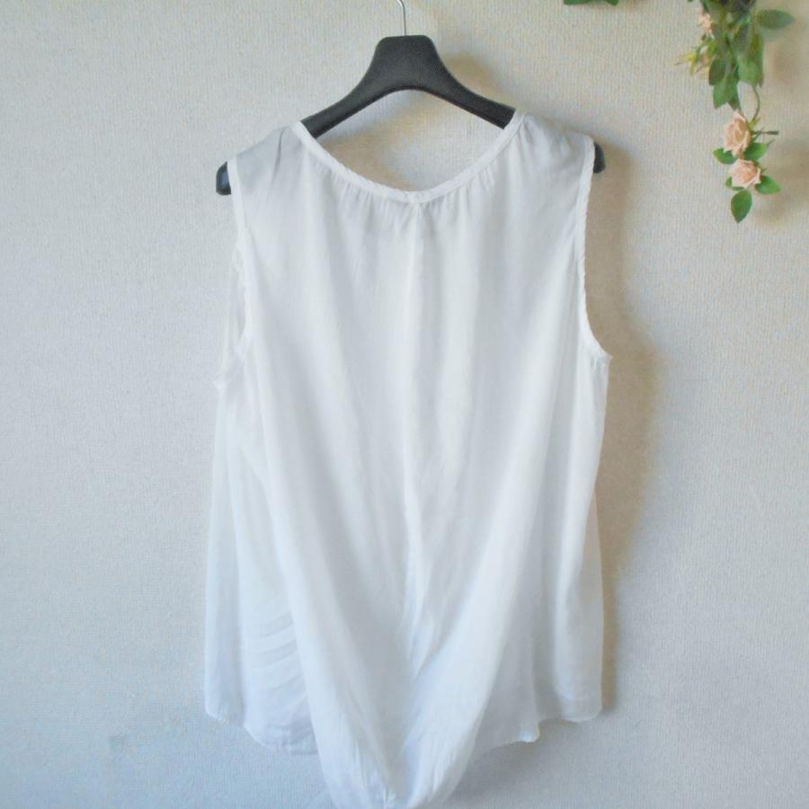 pas de calais パドカレ ブラウス ノースリーブ 夏 レディース