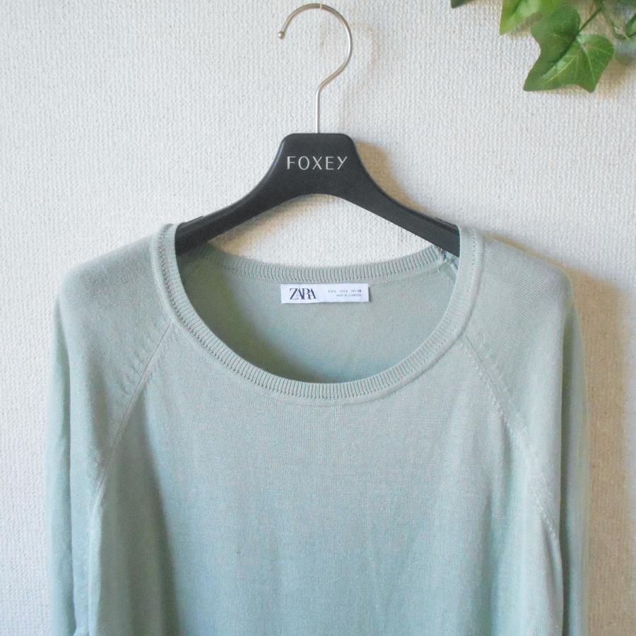 ZARA ザラ 薄手 ニット セーター L レディース 春 秋 ZARA ザラ 薄手 ニット セーター L レディース 春 秋