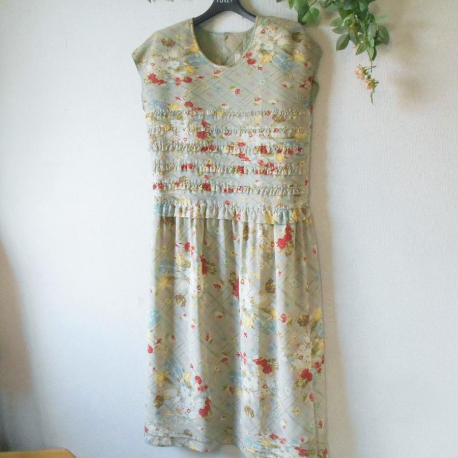 カネコイサオ KANEKO ISAO ワンピース ピンタック フリル レディース