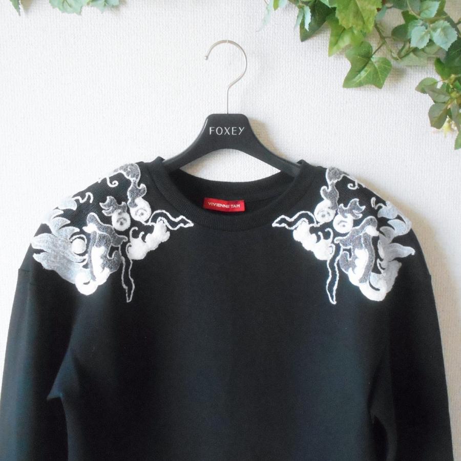VIVIENNE TAM - ビビアンタムVivienneTam スウェットM 黒 VIVIENNE TAM ドラゴン刺繍トレーナー 黒 【公式通販】