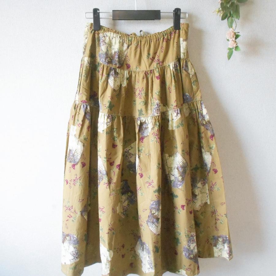 KANEKO ISAO（カネコイサオ） スカート ギャザー フルーツ 籠盛り